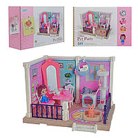 Кукольный домик Pet Party ( с питомцами , мебель, аксессуарами, в коробке) 686-004