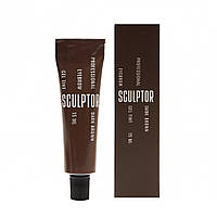 Sculptor Gel Tint Dark Brown - гель-краска для бровей, темно-коричневая, 15 мл