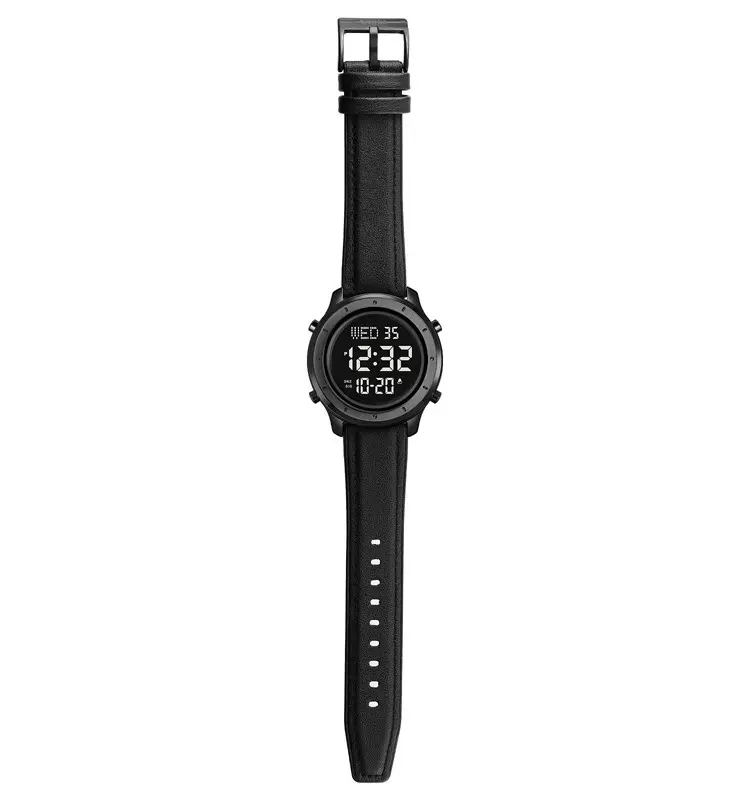 Мужские наручные электронные часы Skmei 1864 (Черные) - фото 10 - id-p2095998278