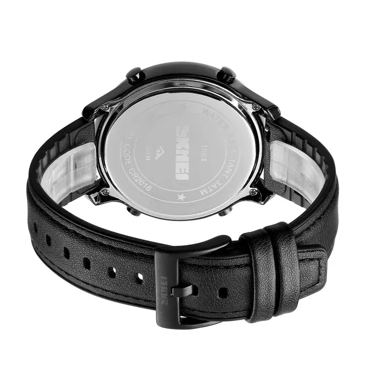 Мужские наручные электронные часы Skmei 1864 (Черные) - фото 5 - id-p2095998278