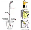 Туристичний портативний душ із помпою на акумуляторі Gotel Q16H, Душ для туризму, фото 10