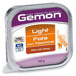 Gemon (Джемон) Wet Adult Pate Turkey Light - Вологий корм для собак з індичкою 150 гр