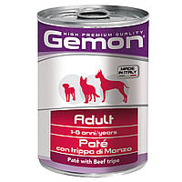 Gemon (Джемон) Dog Adult Pate with Beef tripe - Влажный корм для собак с говяжьим рубцом 400 гр