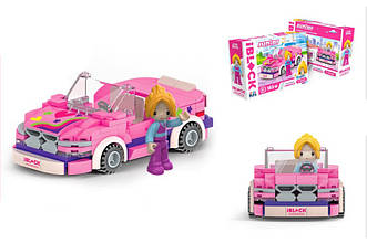 Конструктор для дівчинки Кабріолет Велика подорож 195 дет Iblock junior KH08/002/1