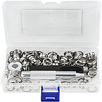 Набір люверсів з пробійником для брезенту 10 мм 103 од. Vorfal V09062