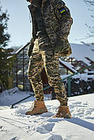 Армейские тактические брюки, военные штаны мужские, утепленные на флисе, Terra Hot для ЗСУ Пиксель, XL