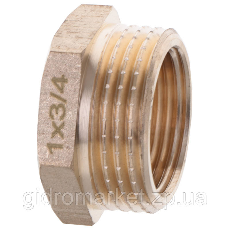 Футорка 3/4''х1'' KOER KF.F0810.WN ЛАТУНЬ (KR3036)