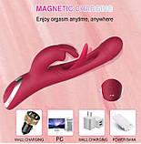 Подвійний вібратор "Hot" з пульсацією, фото 4