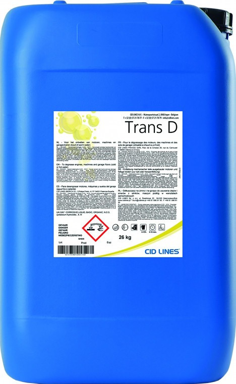 Знежирювачах професійний для видалення стійких масляних забруднень Kenotek Trans D 26кг, фото 1