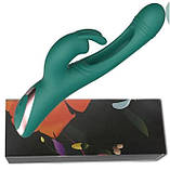 Подвійний вібратор "Hot" з пульсацією, фото 2