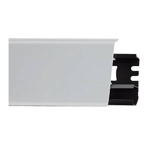 Плінтус Arbiton INDO Білий матовий 40, 2,5 м (10 шт/уп)