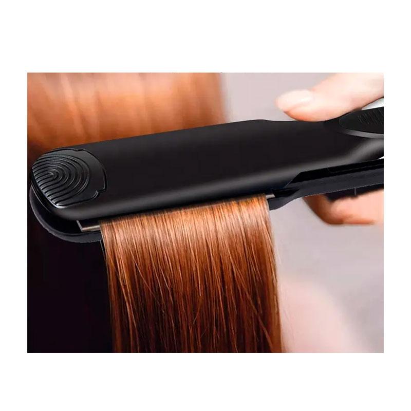 Профессиональный утюжок для волос Fast Heat Pro Nano Titanium широкий с титановыми пластинами 250С (черный) - фото 4 - id-p1725903196