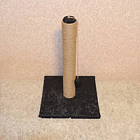 Столб когтеточка для кошек 55 см цвет черный , напольная когтеточка для котов 55 см SKT-02