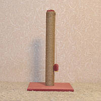 Столб когтеточка для кошек 60 см цвет розовый , напольная когтеточка для котов 60 см SKT-03