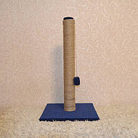Столб когтеточка для кошек 60 см цвет синий , напольная когтеточка для котов 60 см SKT-03