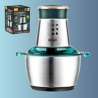 Универсальный измельчитель электрический для продуктов 1000 Вт RAF кухонный блендер с нержавеющей чашей 1,7л