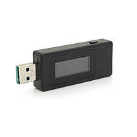 USB тестер Keweisi KWS-V30 напряжения (3-8V) и тока (0-3A), Black(9769#)