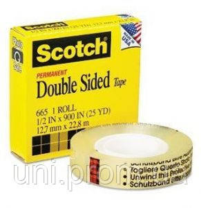 Скотч 3M перманентний двосторонній 22,8 метра, фото 1
