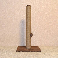 Столб когтеточка для кошек 65 см цвет коричневый , напольная когтеточка для котов 65 см SKT-04