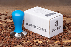 Темпер ТМ VD Coffee "Classic", синій Ø 53 мм.