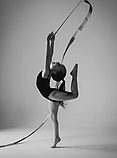 Чорний купальник на бретельках для танців, хореографії, гімнастики Faro Giardino. Розміри від 2 до 14 років, фото 8