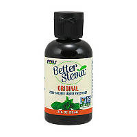 Низькокалорійний замінник цукру Better Stevia zero calories (60 ml, original), NOW