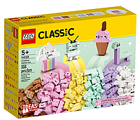 Конструктор LEGO Classic Творческое пастельное веселье 333 детали (11028)