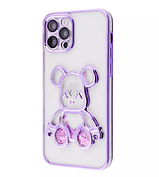 Чохол Shining Bear Case для iPhone 14 Pro Max (Dark purple)