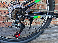 Велосипед Royal 24-2023 Drive чорно-зелений
