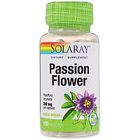 Пассифлора Solaray Passion Flower 100 капсул