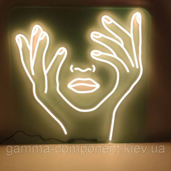 Вивіска неонова для салону краси (600х600), фото 1