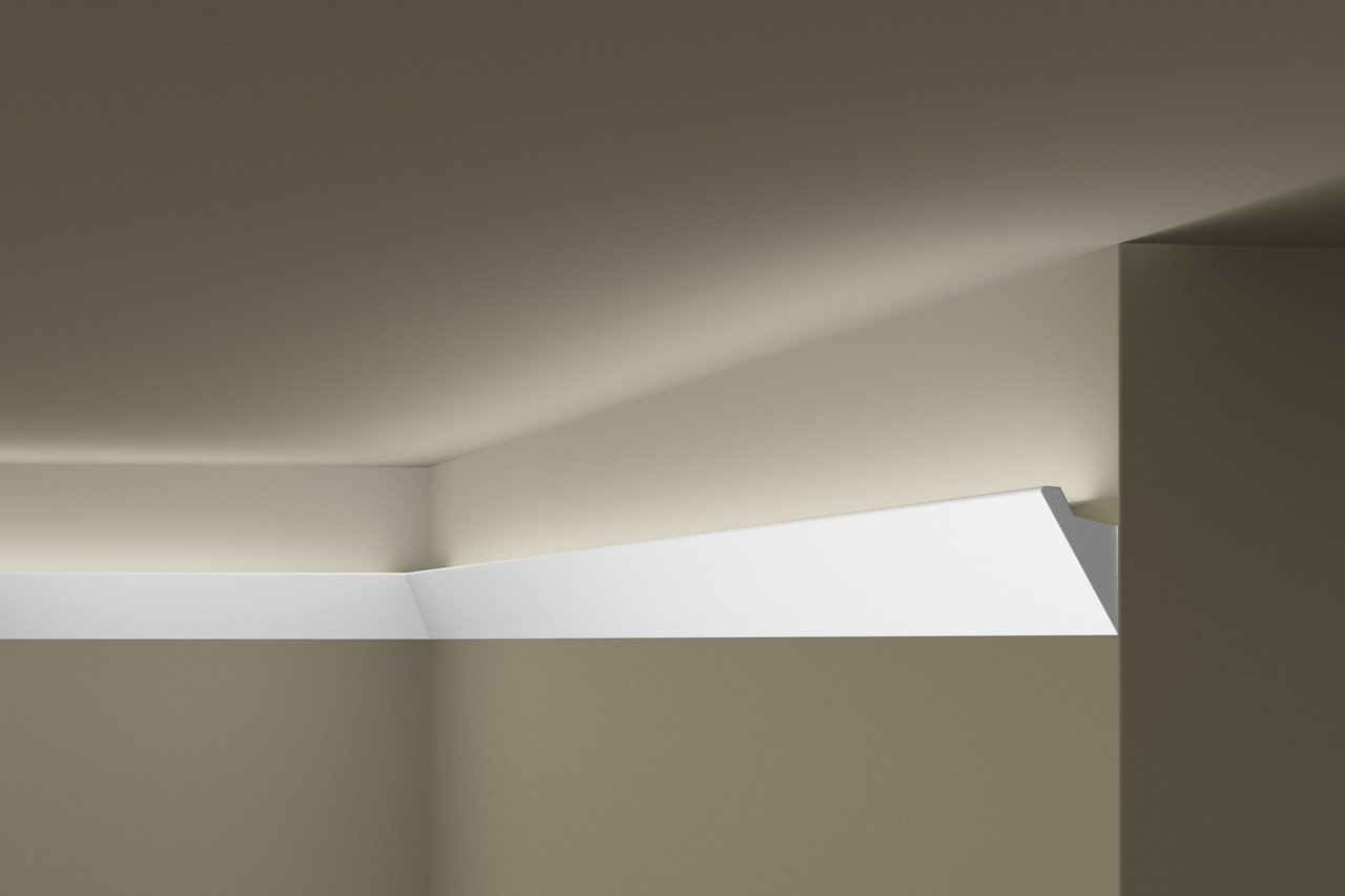 Стельовий плінтус Wallstyl IL4 (6х3,8)см, довжина 2м