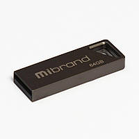 USB флеш-накопитель, флешка Flash Mibrand USB2.0 Stingray 64GB Grey (MI2.0/ST64U5G)