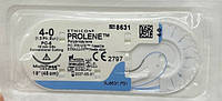 Пролен (Prolene) 4-0 колючая 19мм, 3/8колющая, голубой 45 cm