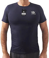 Мужская спортивная футболка оптом синяя, мужские нательные футболки на лето р.46 48 50