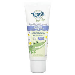 Зубна паста для дітей Tom's of Maine Toddler Natural Training Toothpaste Fluoride-Free Ages 3-24 Months 49,6 g (Mild Fruit)