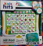 Інтерактивний планшет Kids Hits Hit Pad KH01/003 Абетка Весела Абетка укр та англ. мови навчання цифри тварини