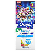 Зубна паста для дітей Orajel Kids Paw Patrol Training Toothpaste Fluoride Free 0-3 Years 42,5 g (Fruity Fun)