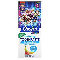 Зубная паста для детей Orajel Kids Paw Patrol Training Toothpaste Fluoride Free 0-3 Years 42,5 g (Fruity Fun)