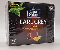 Чай "Lord Nelson" Earl Grey Lemon 75 пак. Польща