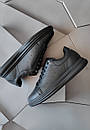 Чоловічі кросівки Alexander McQueen чорні шкіра 40-45 р., фото 4