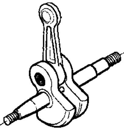 Колінчастий вал бензопили Husqvarna 136, 137, 141, 142, фото 1