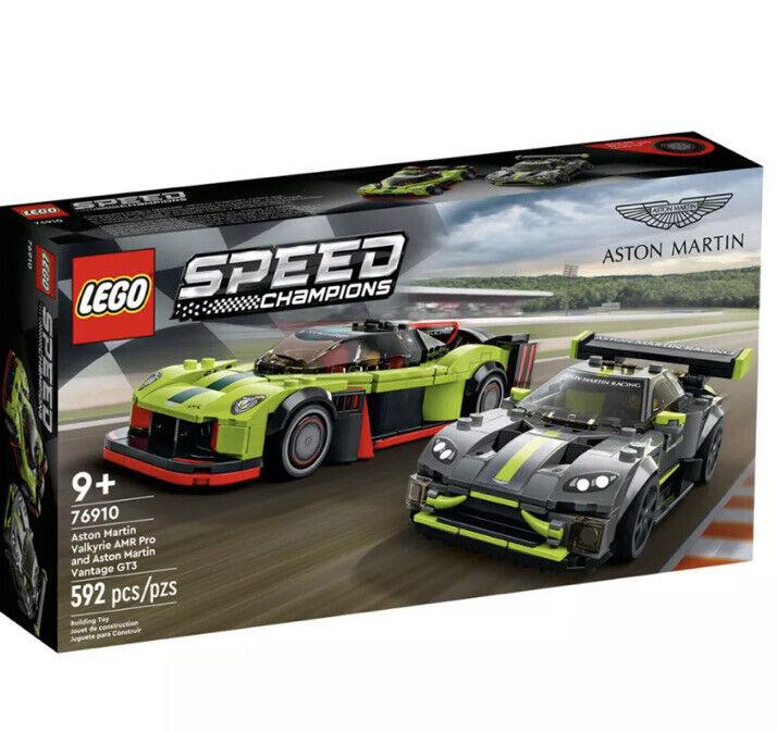 Lego Speed ​​Champions Aston Martin Valkyrie AMR Pro та Vantage GT3 76910, фото 1