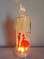 Украшение на день Святого Валентина ,ночник, светодиодная бездымная электронная свеча