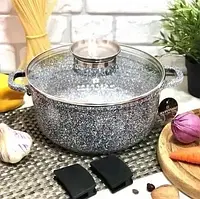 Кастрюля-казан на 2,3 л/ 20см Edenberg EB-3976 з гранітним покриттям