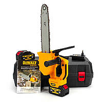 Аккумуляторная цепная пила DeWalt DCM122N 36V 6 Ah шина 30 см, АКБ пила, мощная пила деволт