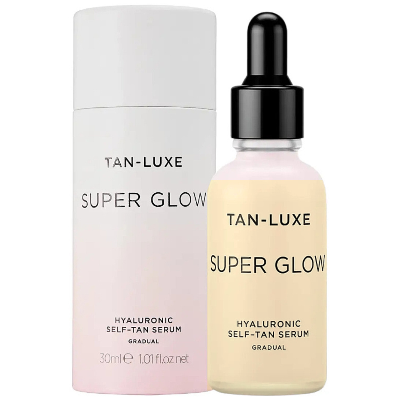 Сироватка-автозасмага з гіалуроновою кислотою Tan Luxe Super Glow Hyaluronic Self-Tan Serum Gradual 30 мл