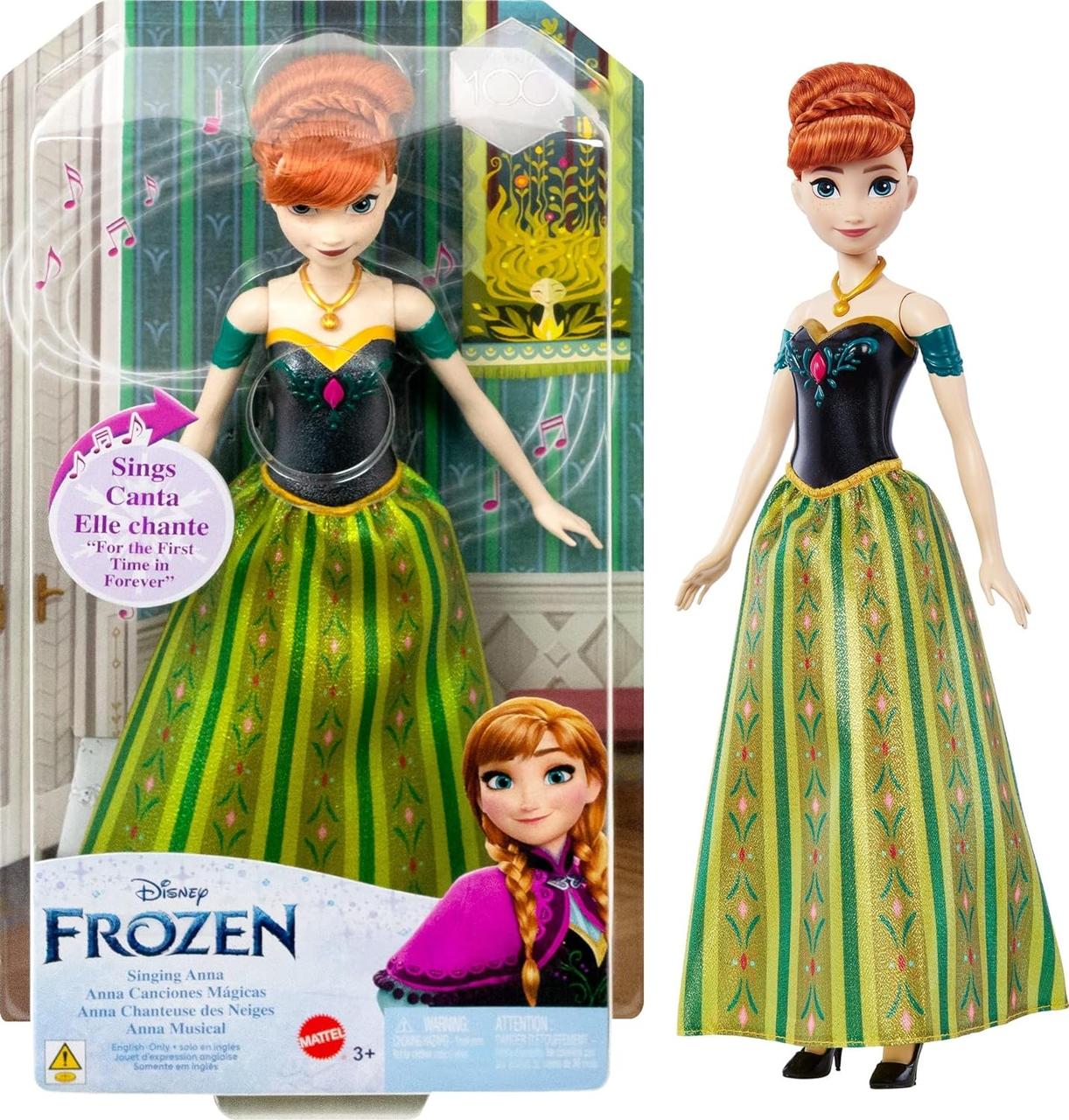 Лялька Анна співаюча Холодне серце Frozen Singing Anna Disney Mattel