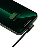 Ігровий кабель Baseus MVP Elbow Lightning Cable 2A 1м CALMVP-01 кутовий конектор Apple iPhone iPad MacBook Чорний, фото 7