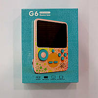 Портативная игровая ретро приставка консоль G6 Game Box + Power Bank 5000mAh 500 игр Pink